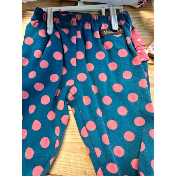 Matilda Jane Girls Floral Wrap Top Footed Outfit Set 0-3 Months - Picture 3 of 4